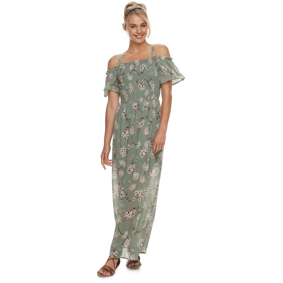 AS U WISH Off-The-Shoulder Maxi Dress - Picture 2 of 8